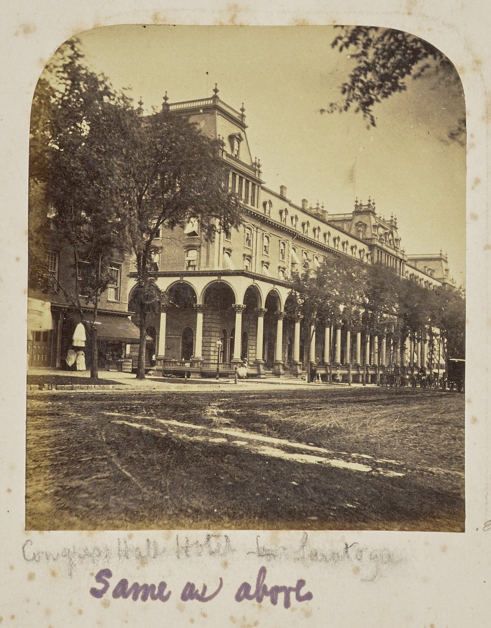 Congress Hall Hotel - Saratoga alkotó: Unknown artist