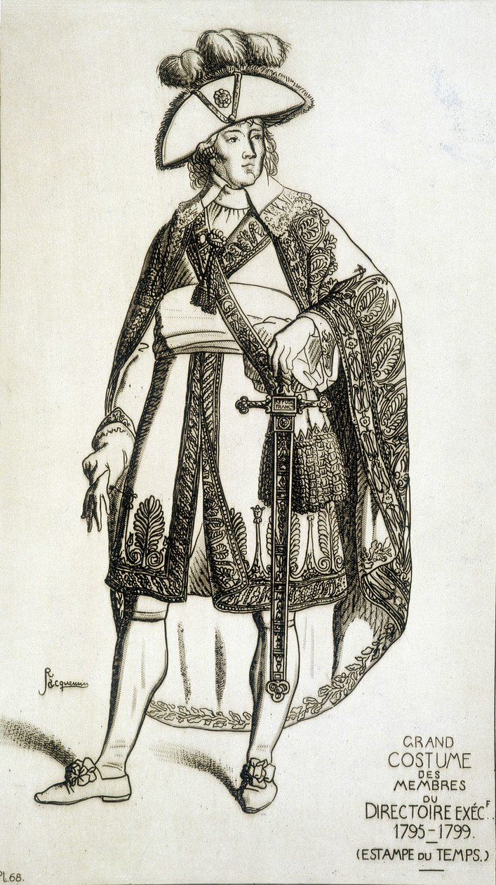 Az Igazgatóság tagjainak jelmeze alkotó: Unknown artist