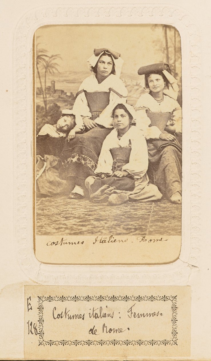 Olasz jelmezek. Róma alkotó: Unknown artist