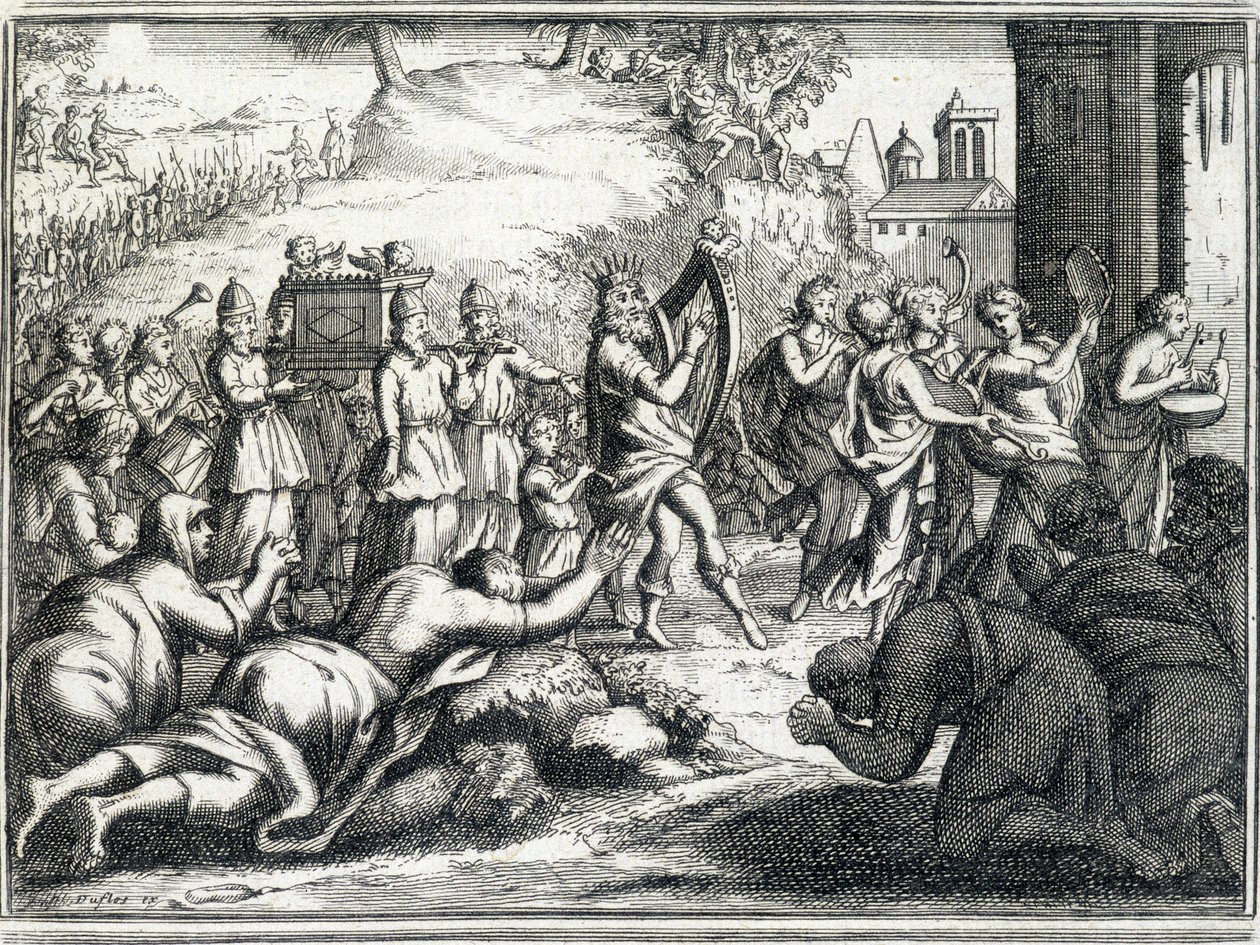 Dávid tánca (Ószövetség). alkotó: Unknown artist