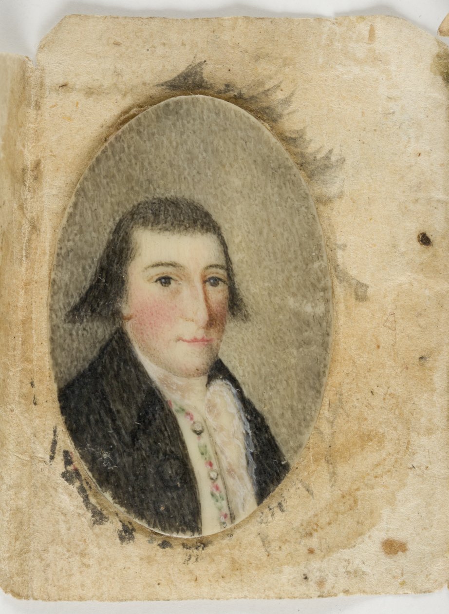 David Leonard Barnes, 1789 körül (akvarell elefántcsonton) alkotó: Unknown artist