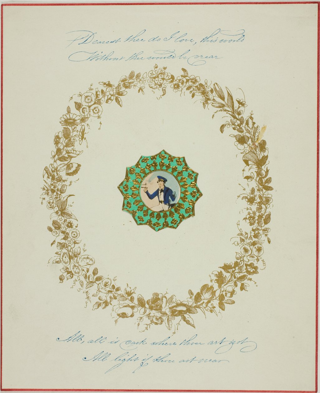 Kedvesem szeretlek (valentin) alkotó: Unknown artist