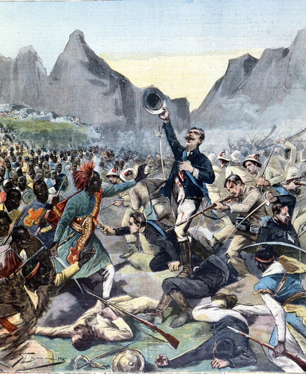 Dabormida halála az adouai csata során (Etiópia és Olaszország között) alkotó: Unknown artist