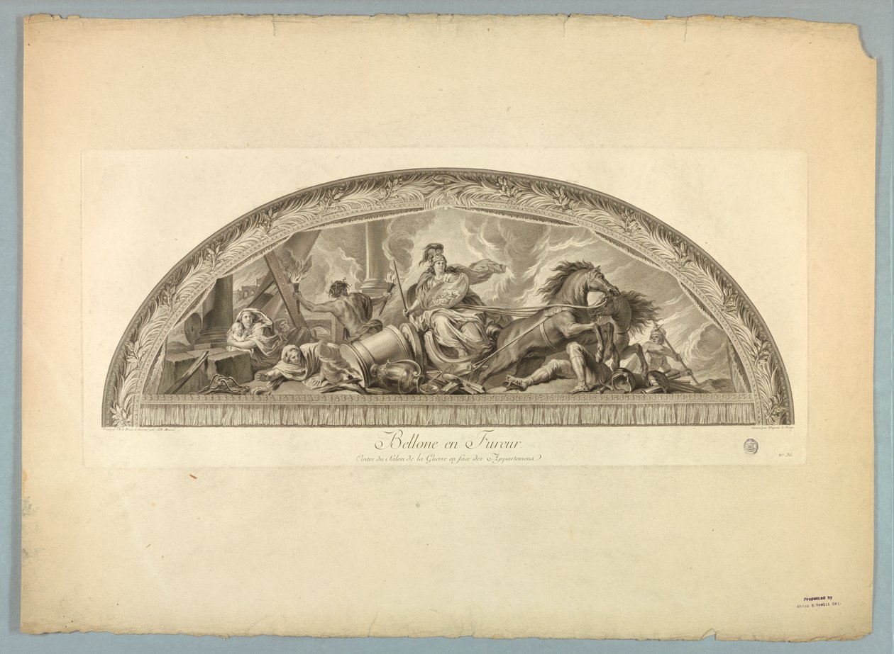 Lebrun és Mignard dekorációi a Versailles-i palotában alkotó: Unknown artist