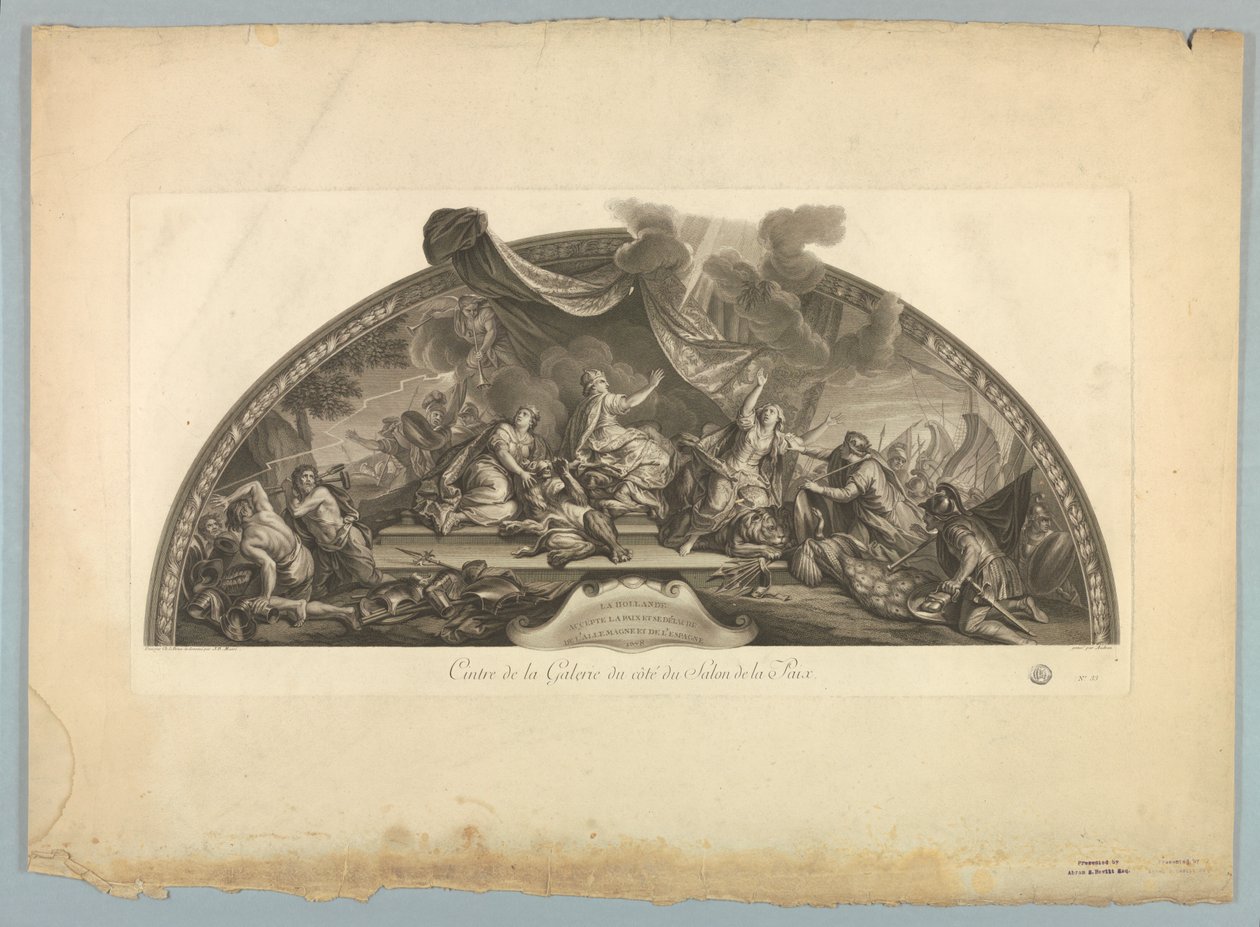 Lebrun és Mignard dekorációi a Versailles-i palotában alkotó: Unknown artist
