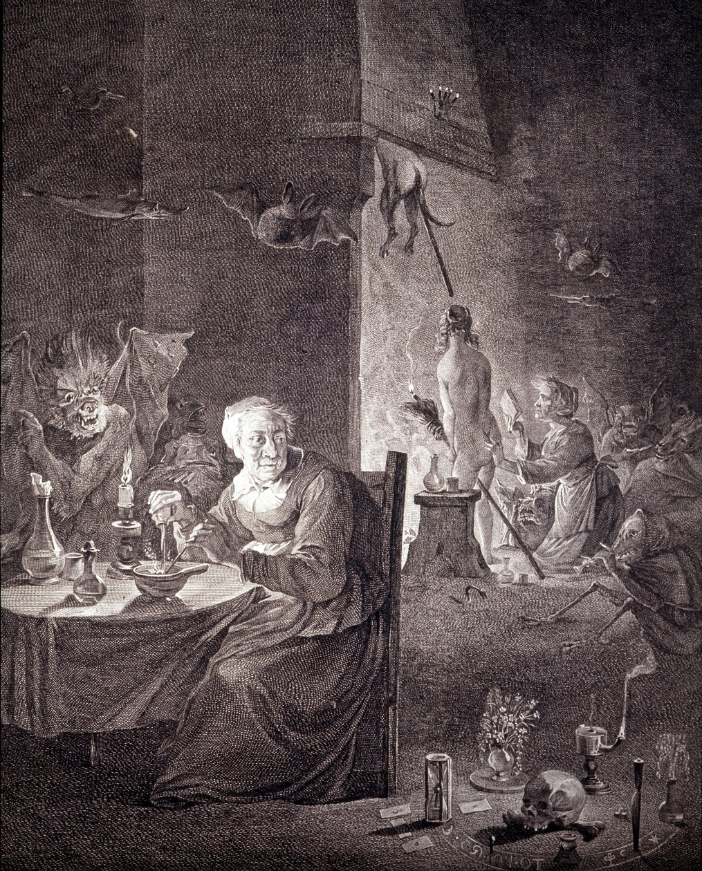 A boszorkányok indulása szombaton való részvételre alkotó: Unknown artist