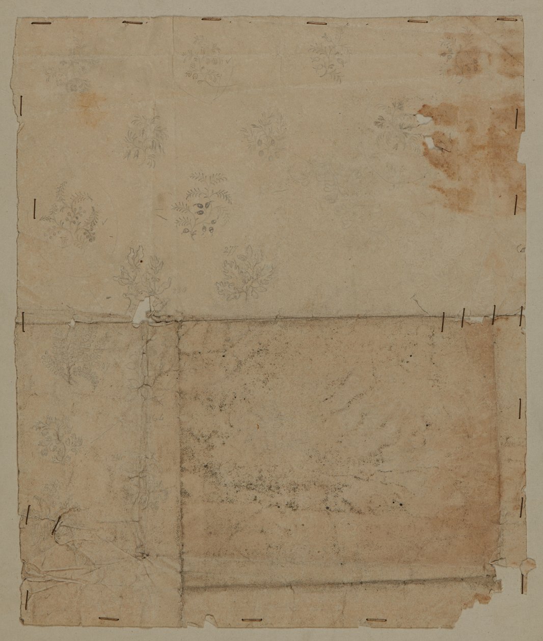Tervrajz, 18. század vége alkotó: Unknown artist