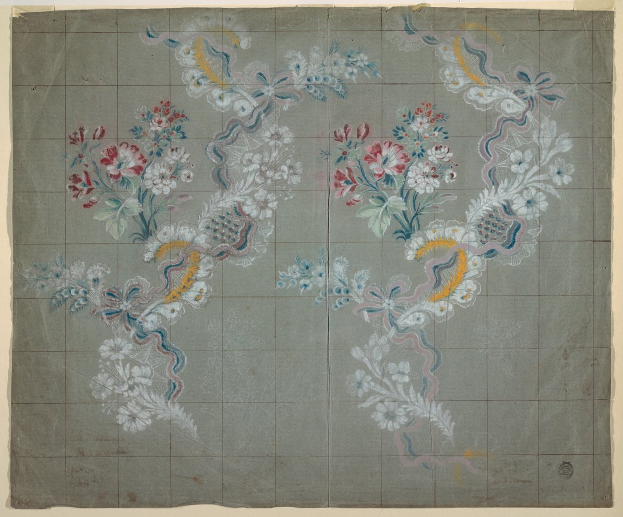 Design for Silk Brocade alkotó: Unknown artist