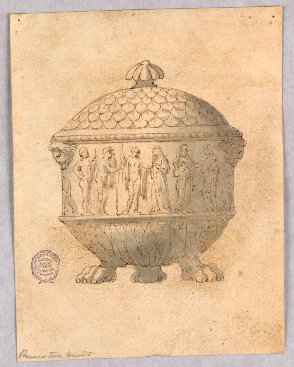 Tervezés egy Tureen számára alkotó: Unknown artist