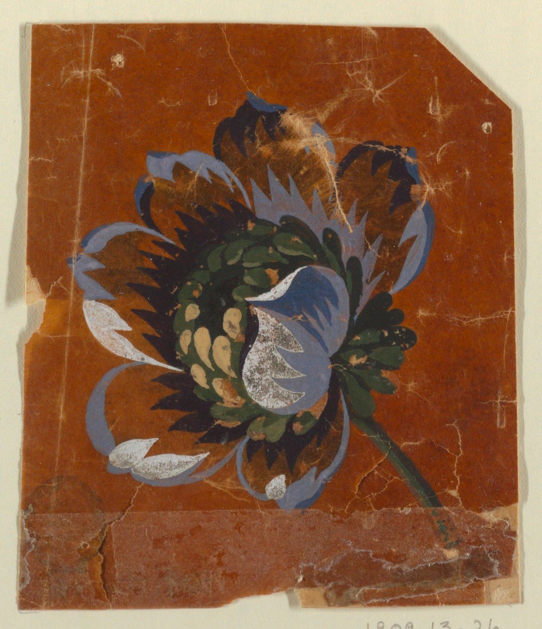 Tervezés szőtt szövethez alkotó: Unknown artist