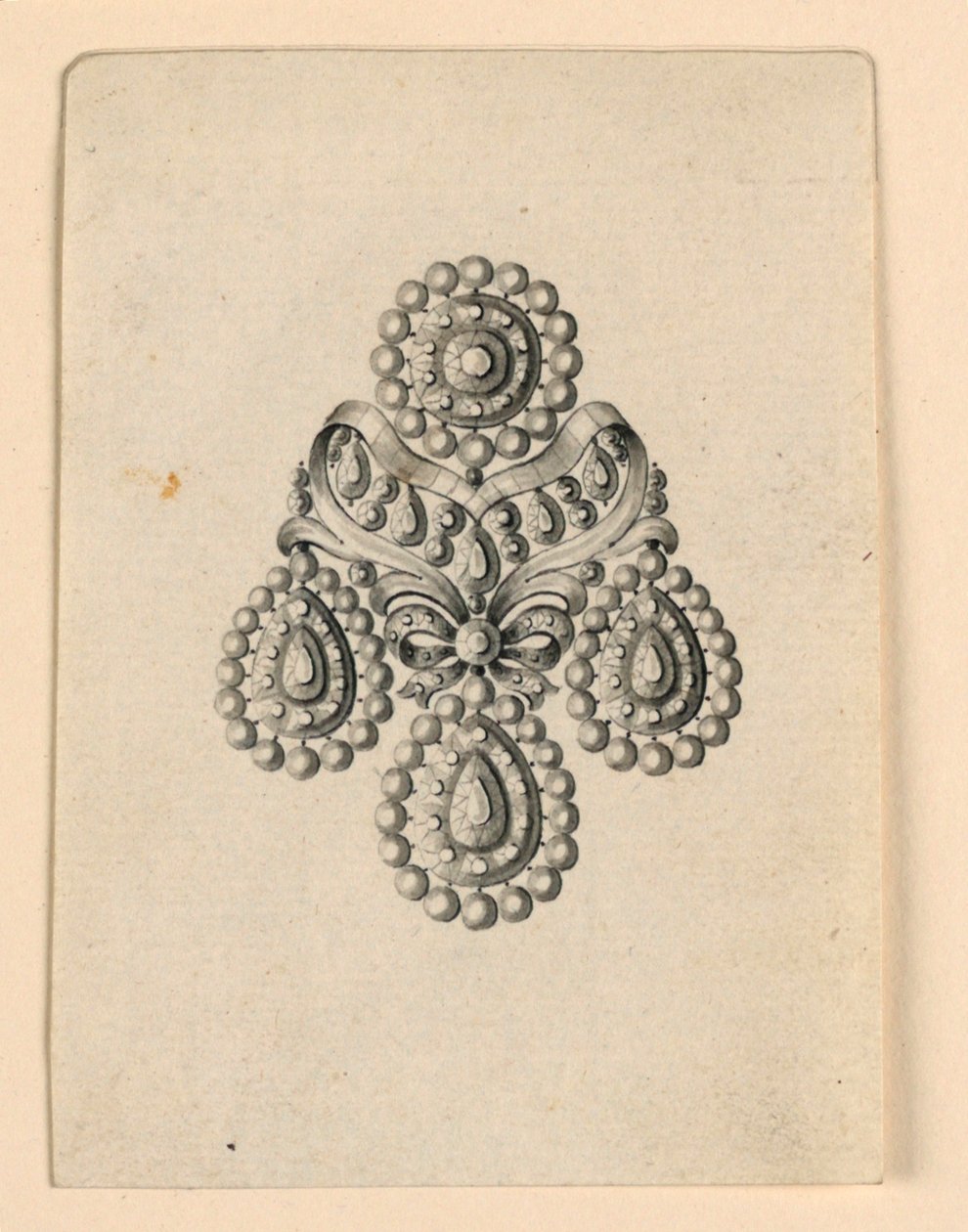 Fülbevaló kialakítása alkotó: Unknown artist