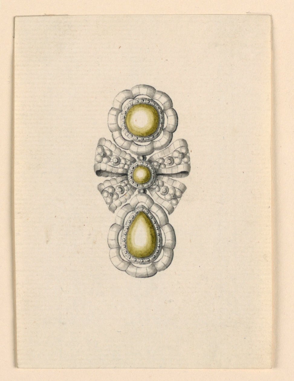 Fülbevaló kialakítása alkotó: Unknown artist