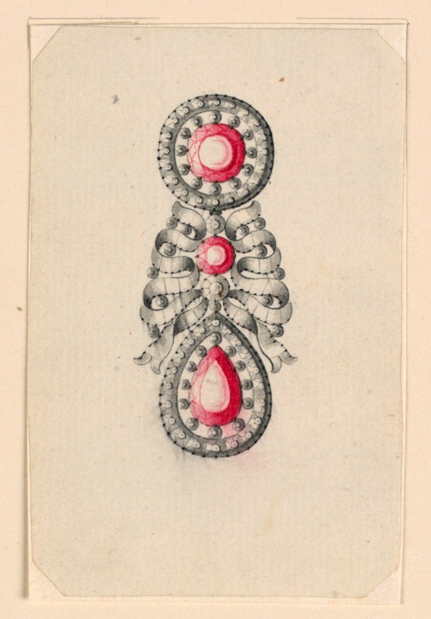 Fülbevaló kialakítása alkotó: Unknown artist