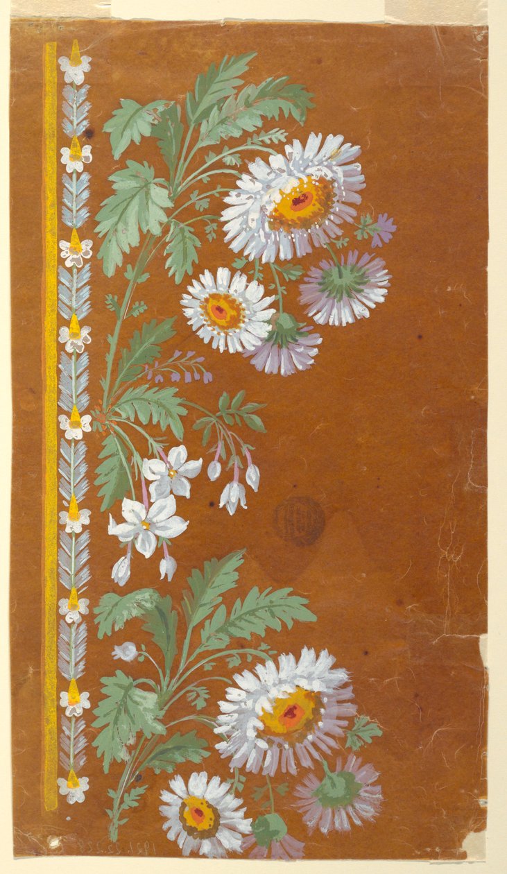 Tervezés hímzőszegélyhez alkotó: Unknown artist