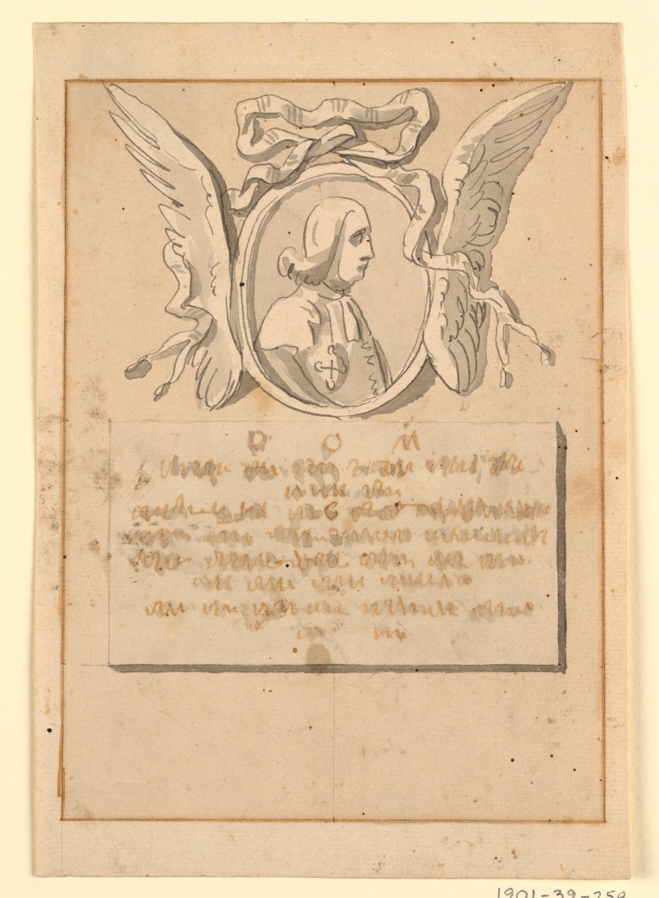 Síremlékmű tervezése egy elöljáró számára alkotó: Unknown artist