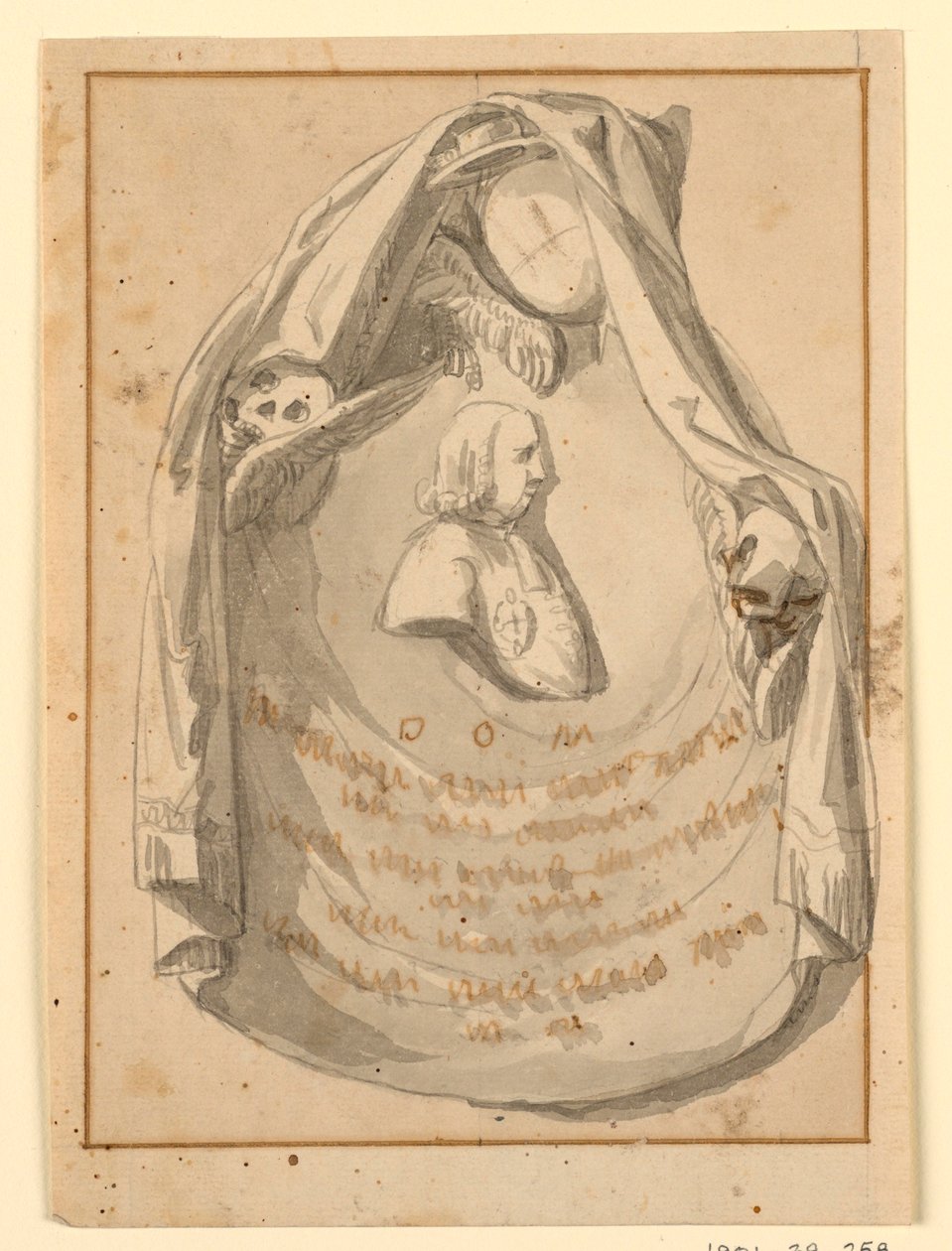 Síremlékmű tervezése egy elöljáró számára alkotó: Unknown artist