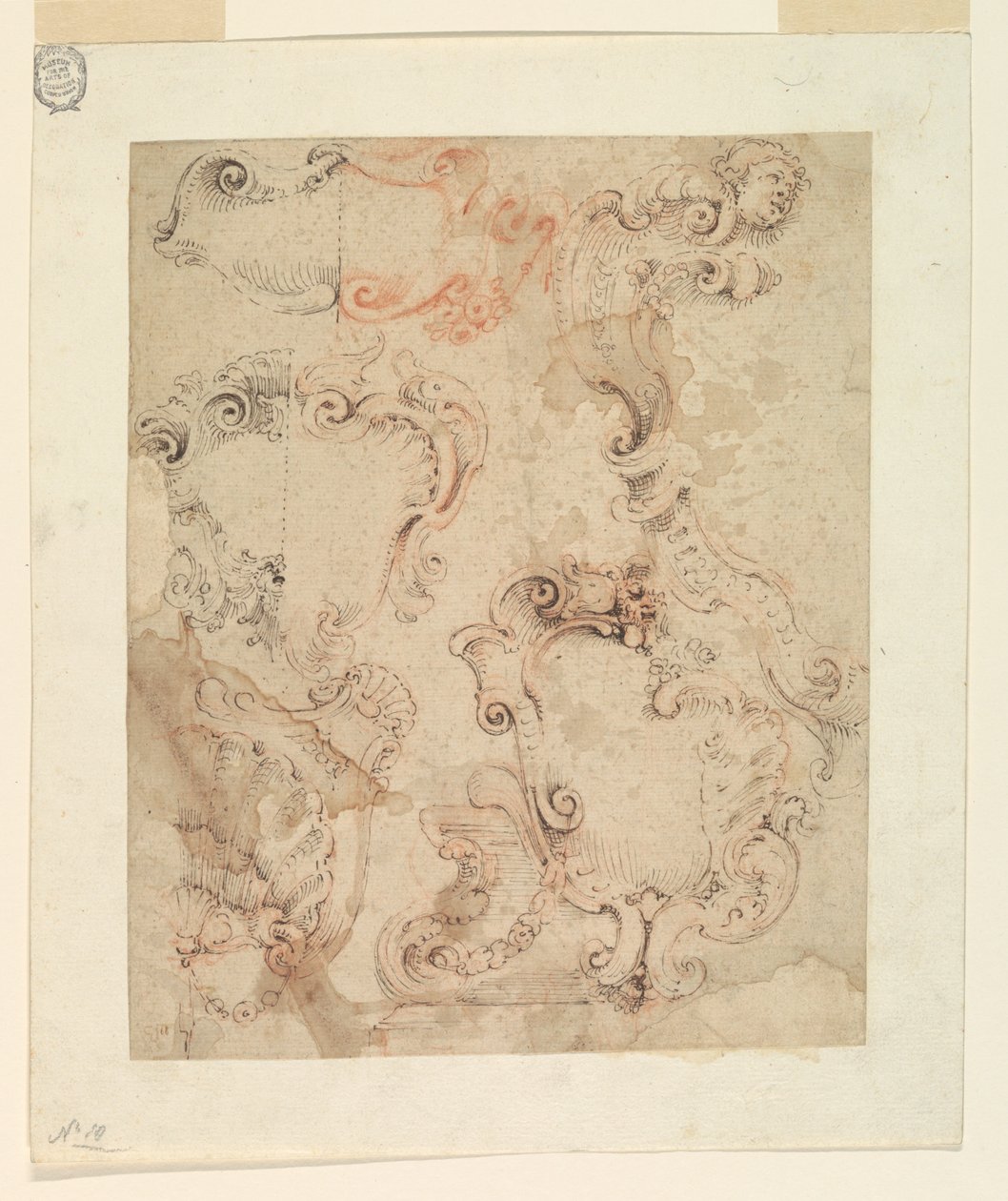 Tervek Scrollwork védőburkolatokhoz alkotó: Unknown artist
