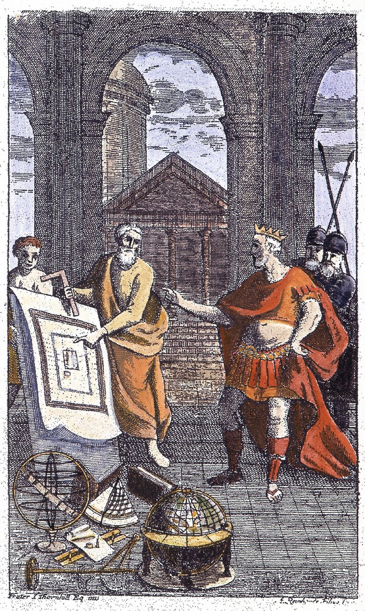 Részlet a 27797-ből: „” Histoire kötelezettségek et statutes de la très venerable Confraternity des Francs-Masons””: Frontispice, amelyet Reinhardt Jr. vésett (1742), a Harmadik testvérének híres munkájához, ahol le vannak fordítva a legfontosabb részei An alkotó: Unknown artist