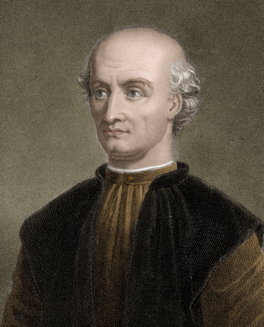 Donato Bramante (1444-1514) - metszet - XIX. alkotó: Unknown artist