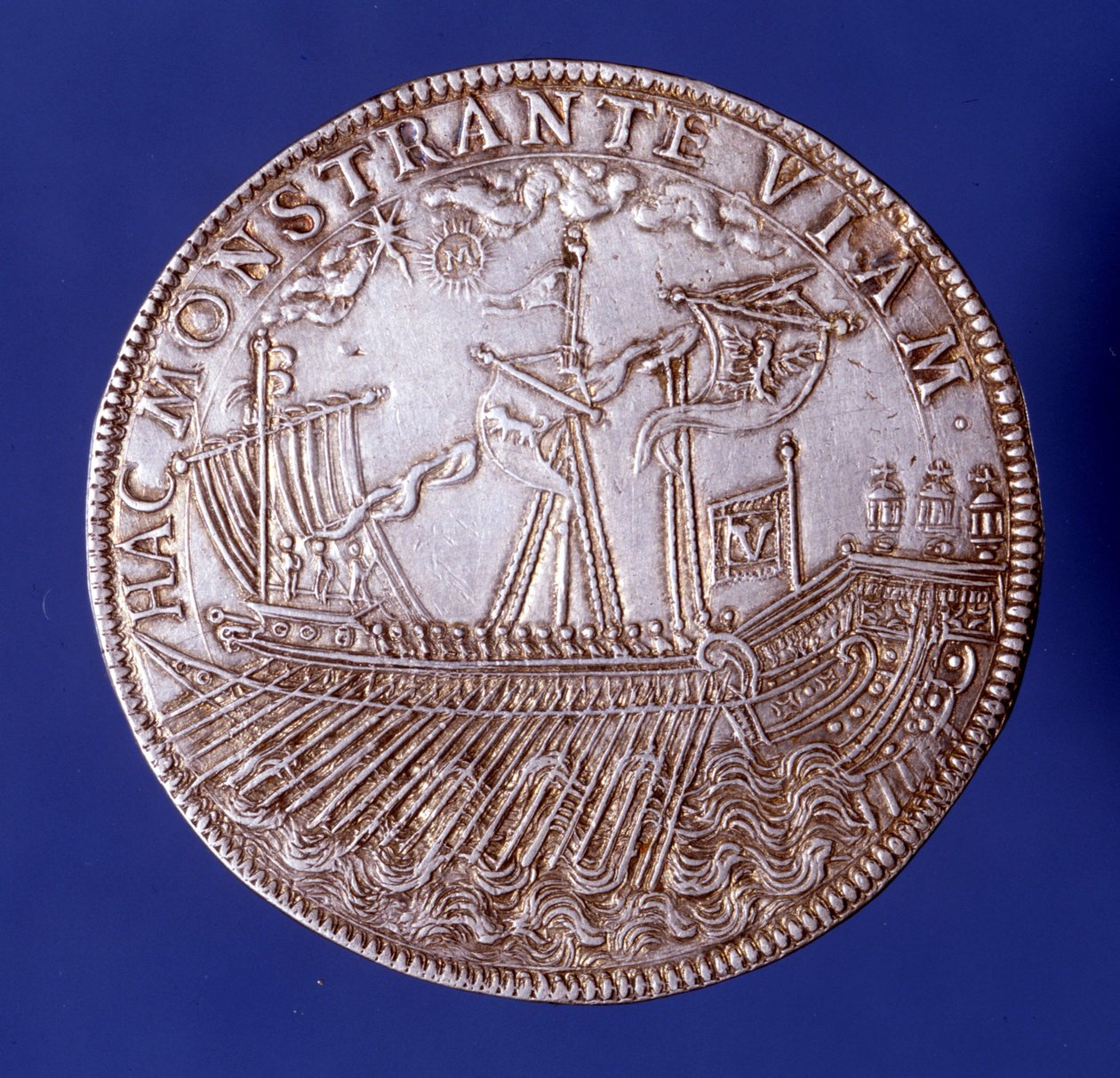 Vincenzo Gonzaga ducat (Vincent Gonzague) (1562 - 1612), Mantova hercege egy gályát ábrázol. alkotó: Unknown artist