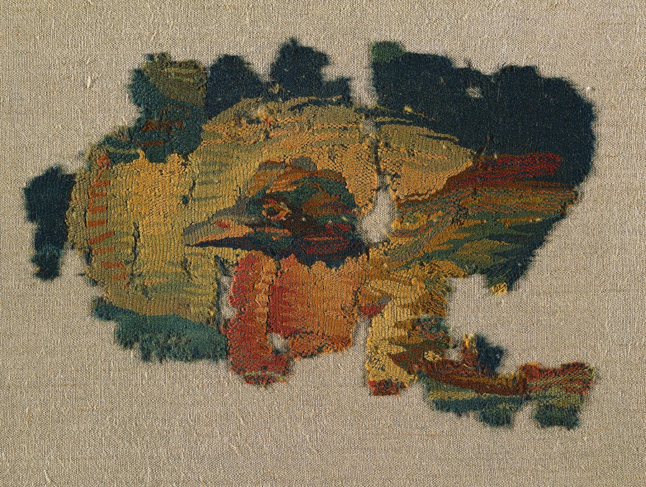 Kacsafej egy nagy függönyből alkotó: Unknown artist
