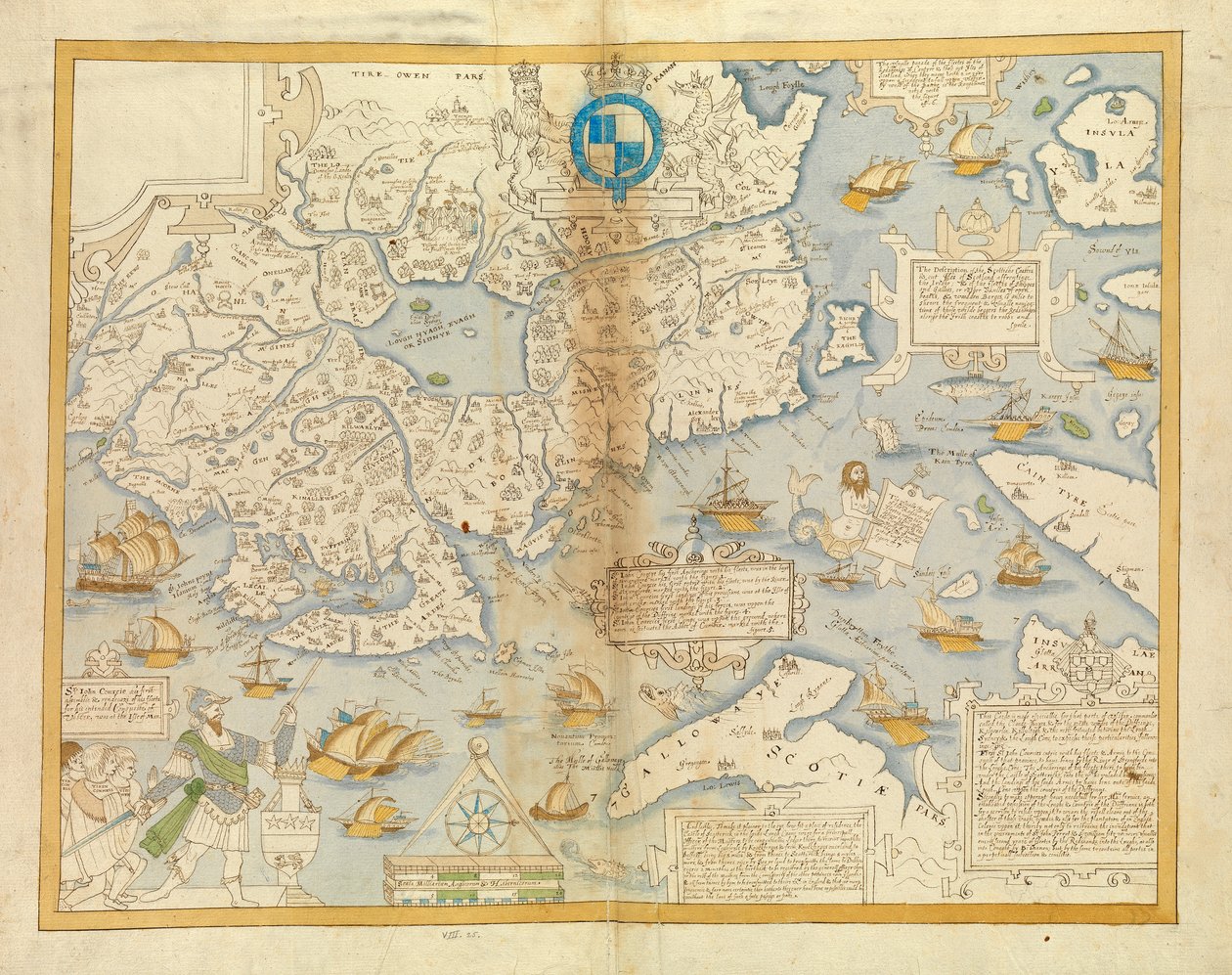 Ulster keleti része, 1594-1603 körül (vászonra fektetve) alkotó: Unknown artist