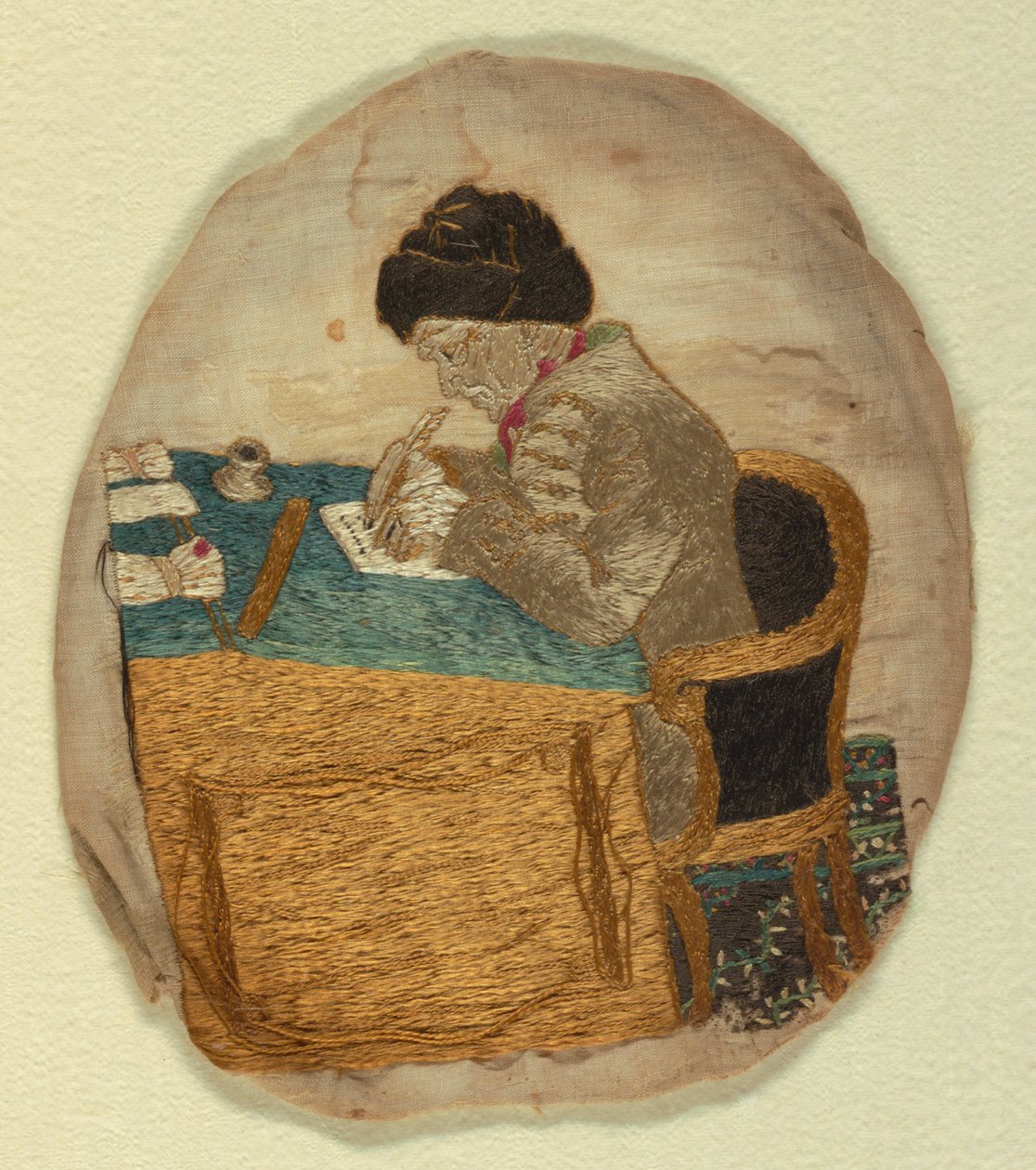 Hímzett kép alkotó: Unknown artist