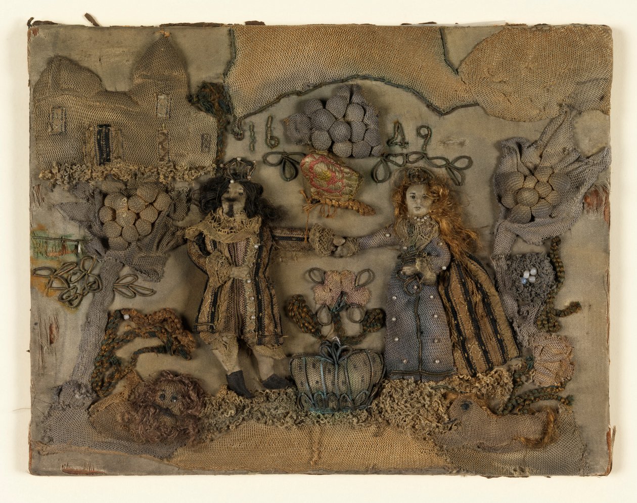Hímzett kép alkotó: Unknown artist