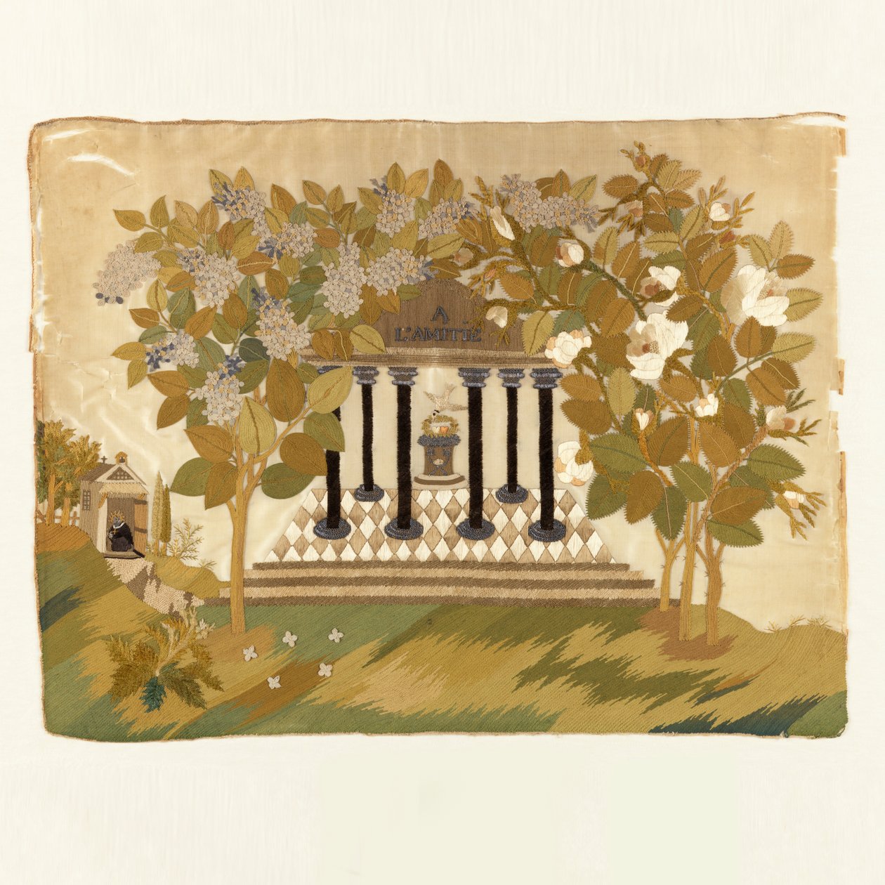 Hímzett kép alkotó: Unknown artist