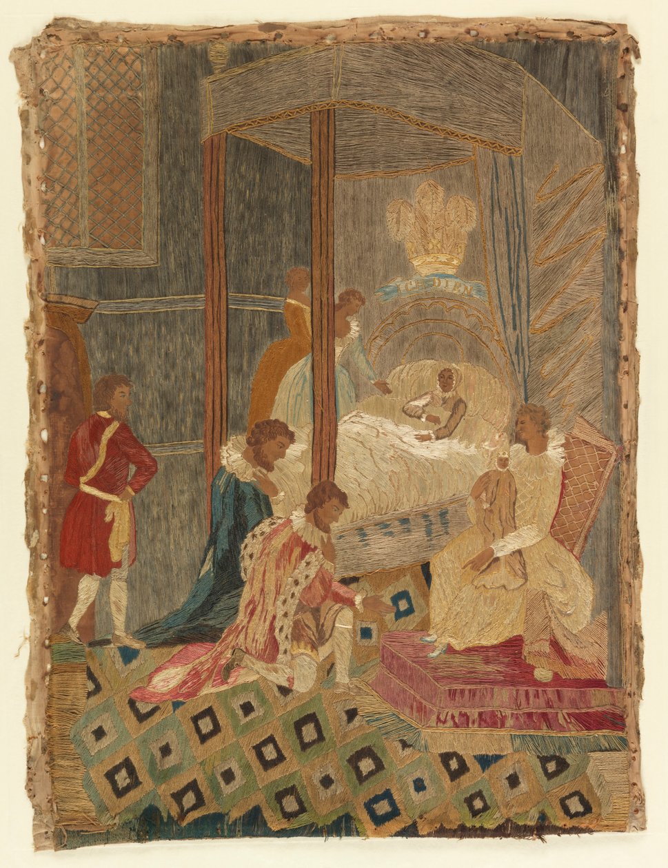 Hímzett kép alkotó: Unknown artist