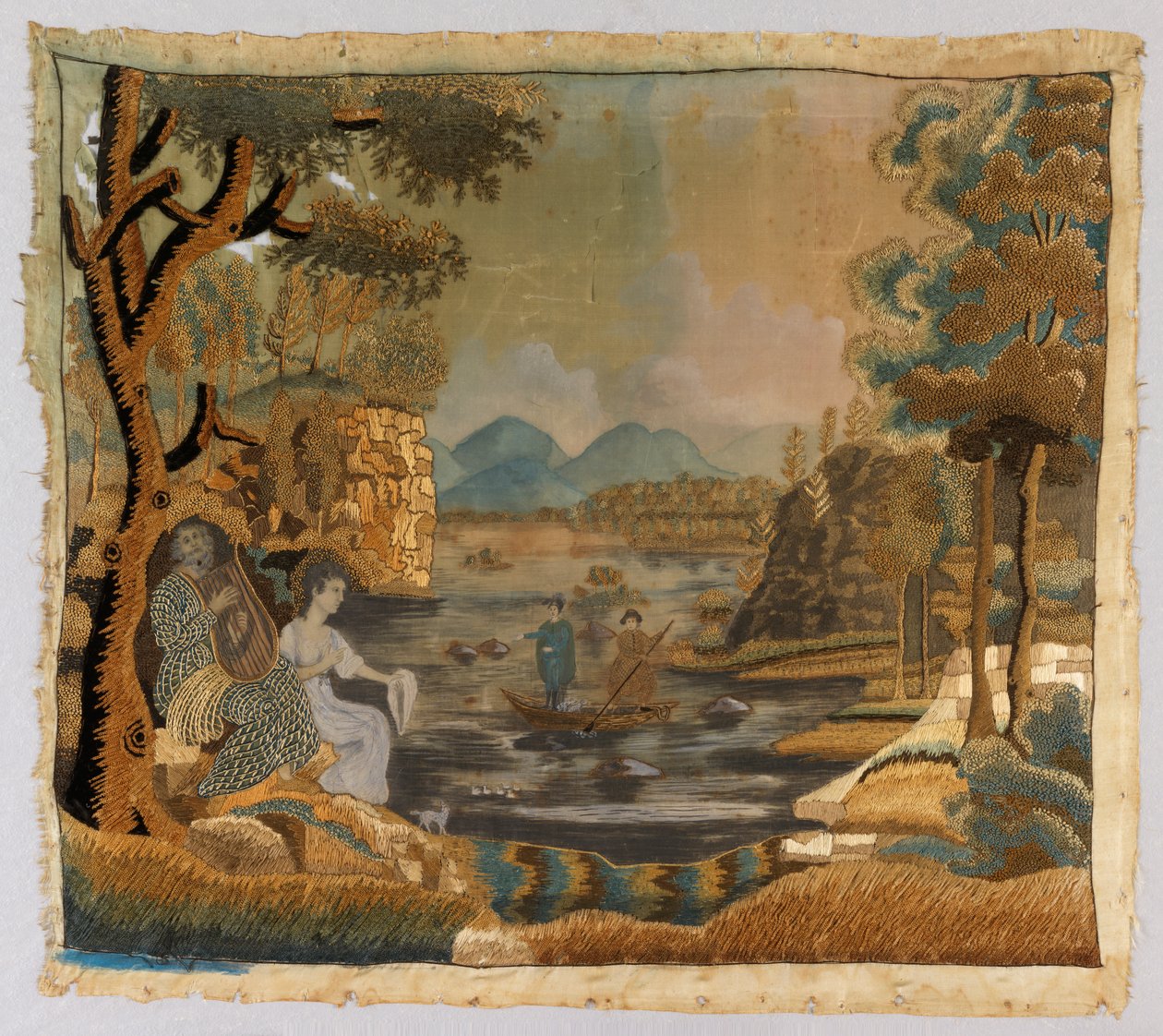 Hímzett kép alkotó: Unknown artist