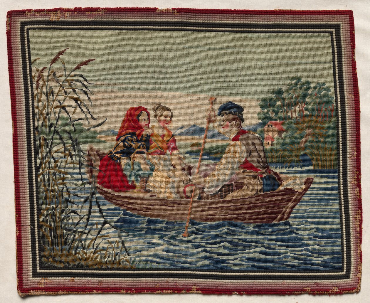 Hímzés kép alkotó: Unknown artist