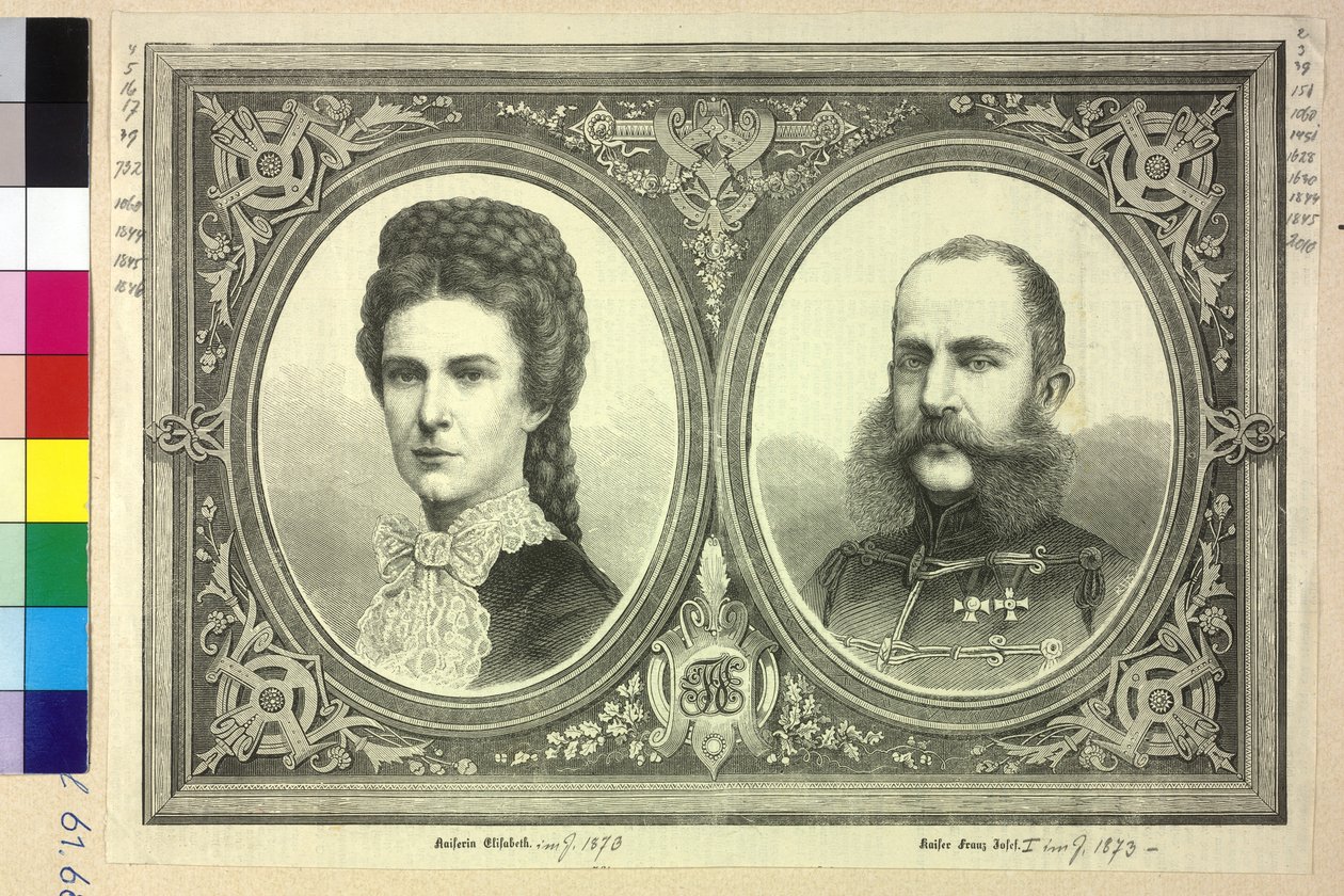 Ausztria császára és I. Ferenc József Erzsébet alkotó: Unknown artist