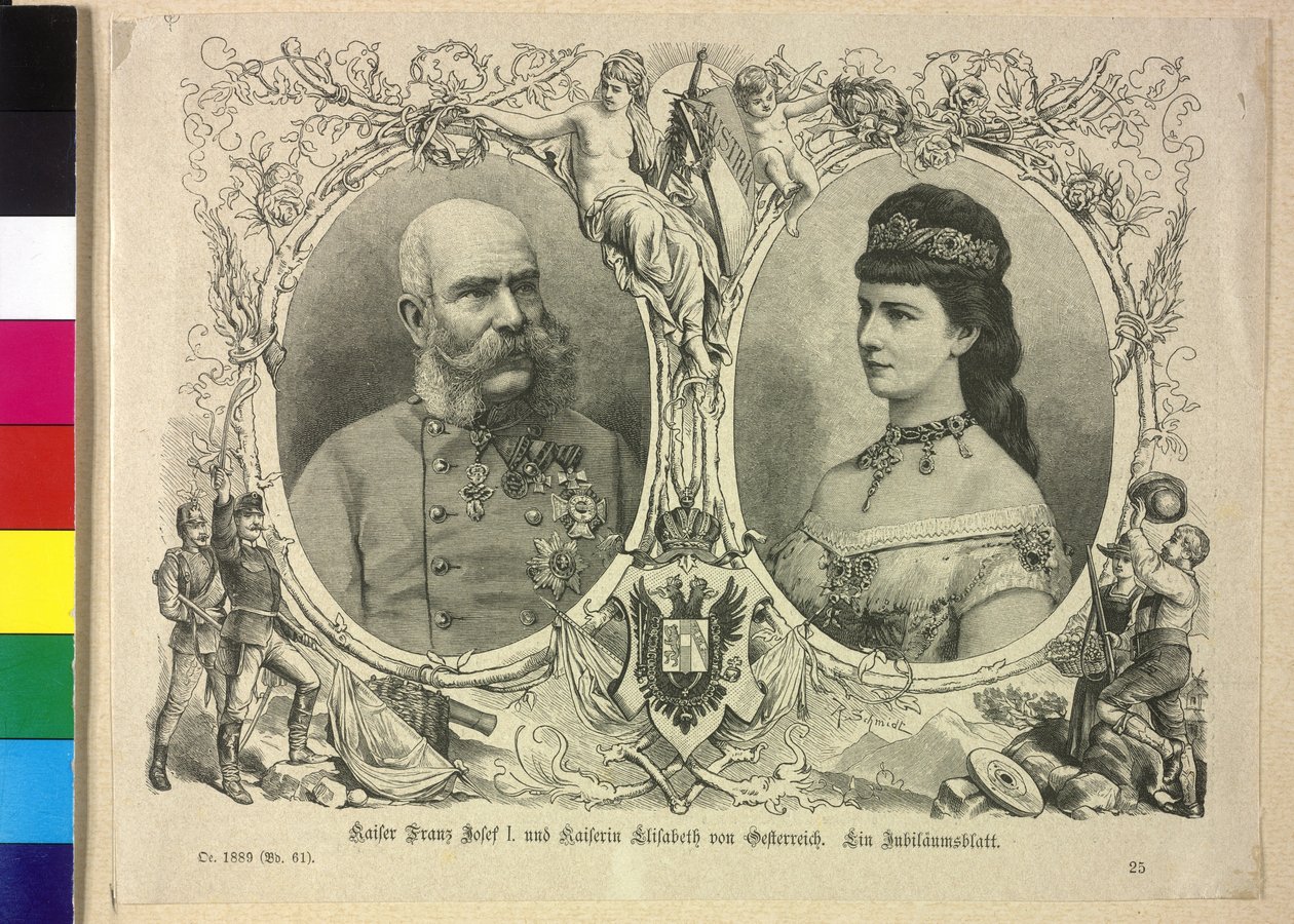 Ausztria császára és I. Ferenc József Erzsébet alkotó: Unknown artist