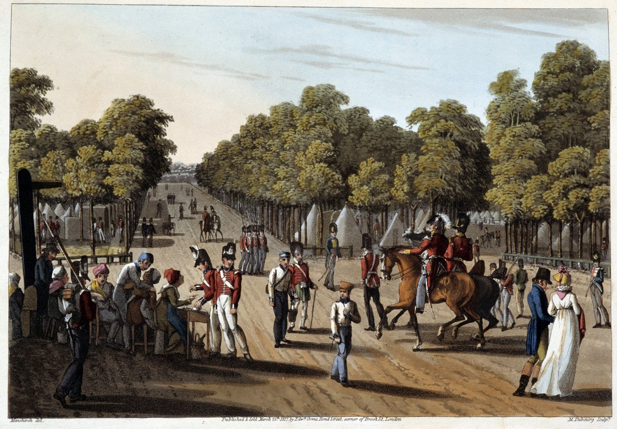 Angol tábor a Boulogne Woodsban alkotó: Unknown artist