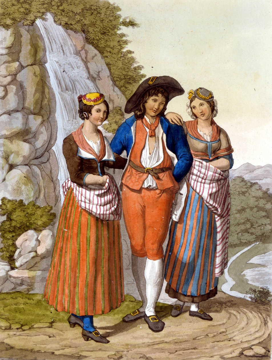 Metszet a 18. század végéről. alkotó: Unknown artist