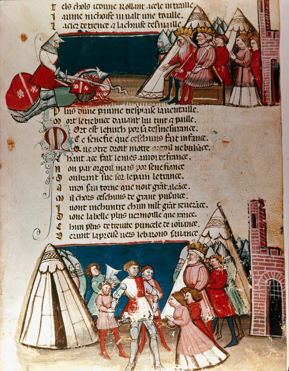 Belépés Spanyolországba (miniatűr alkotó: Unknown artist