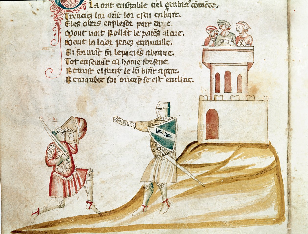 Belépés Spanyolországba (miniatűr alkotó: Unknown artist