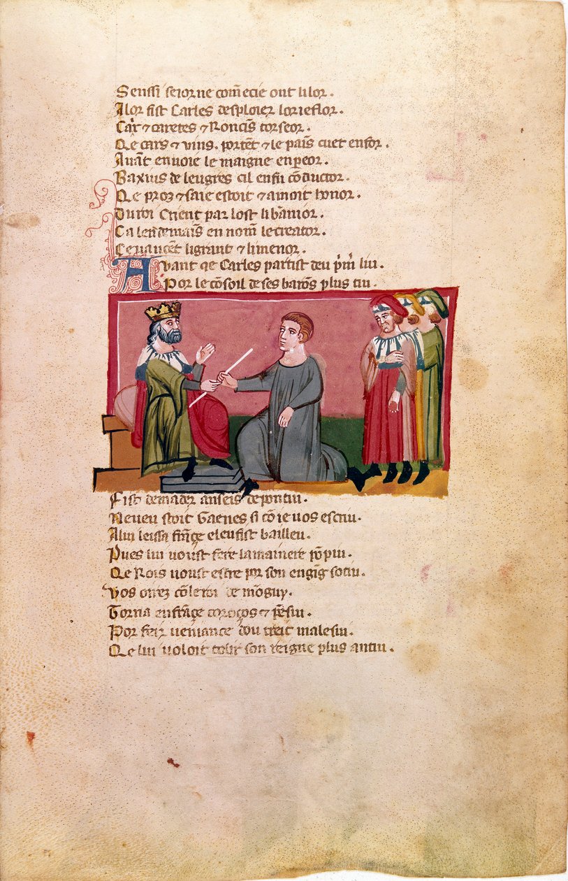 Belépés Spanyolországba (miniatűr alkotó: Unknown artist