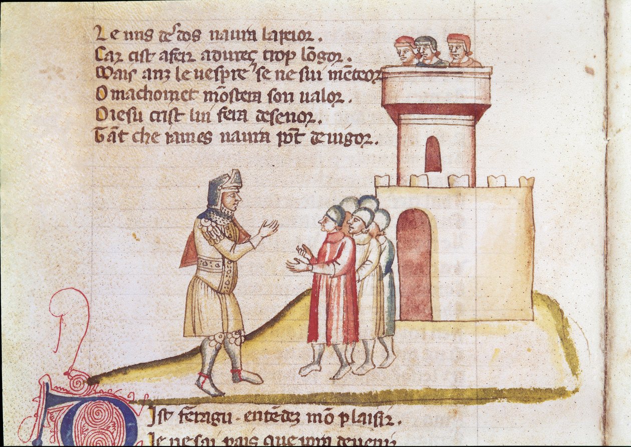 Belépés Spanyolországba (miniatűr alkotó: Unknown artist