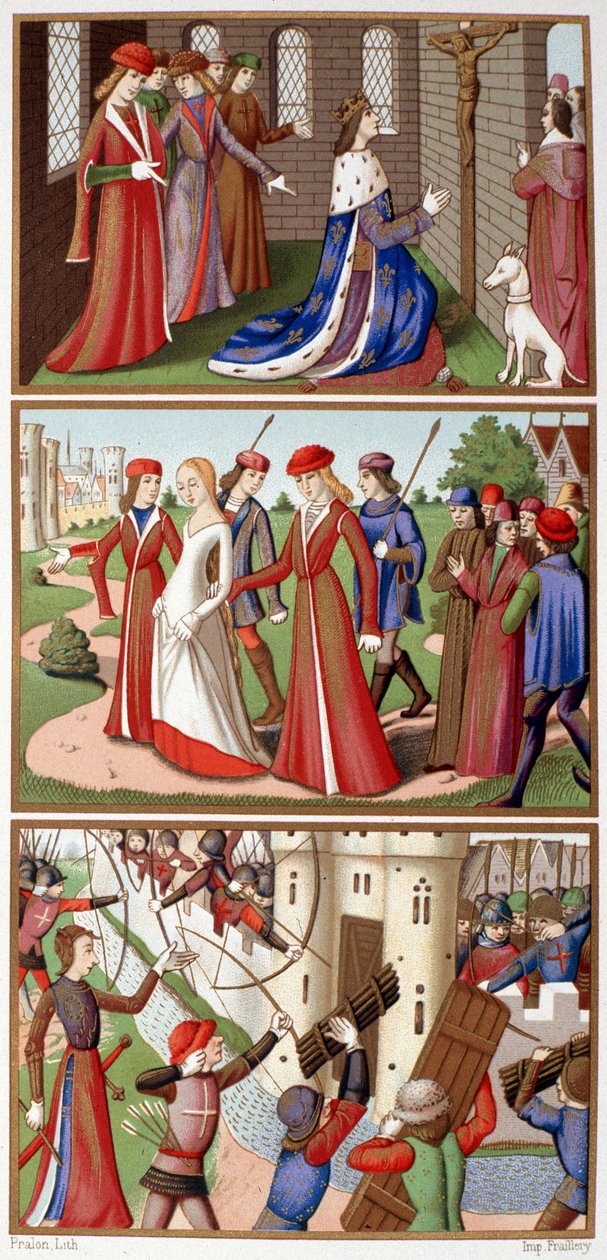 VII. Károly és Jeanne d
