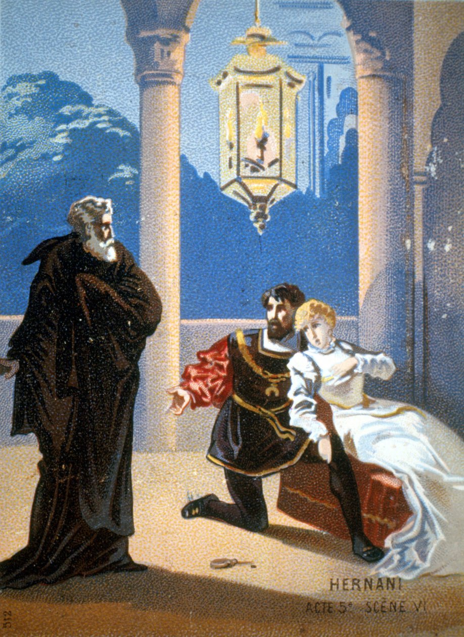 Ernani – Giuseppe Verdi, V. felvonás, 6. jelenet. alkotó: Unknown artist