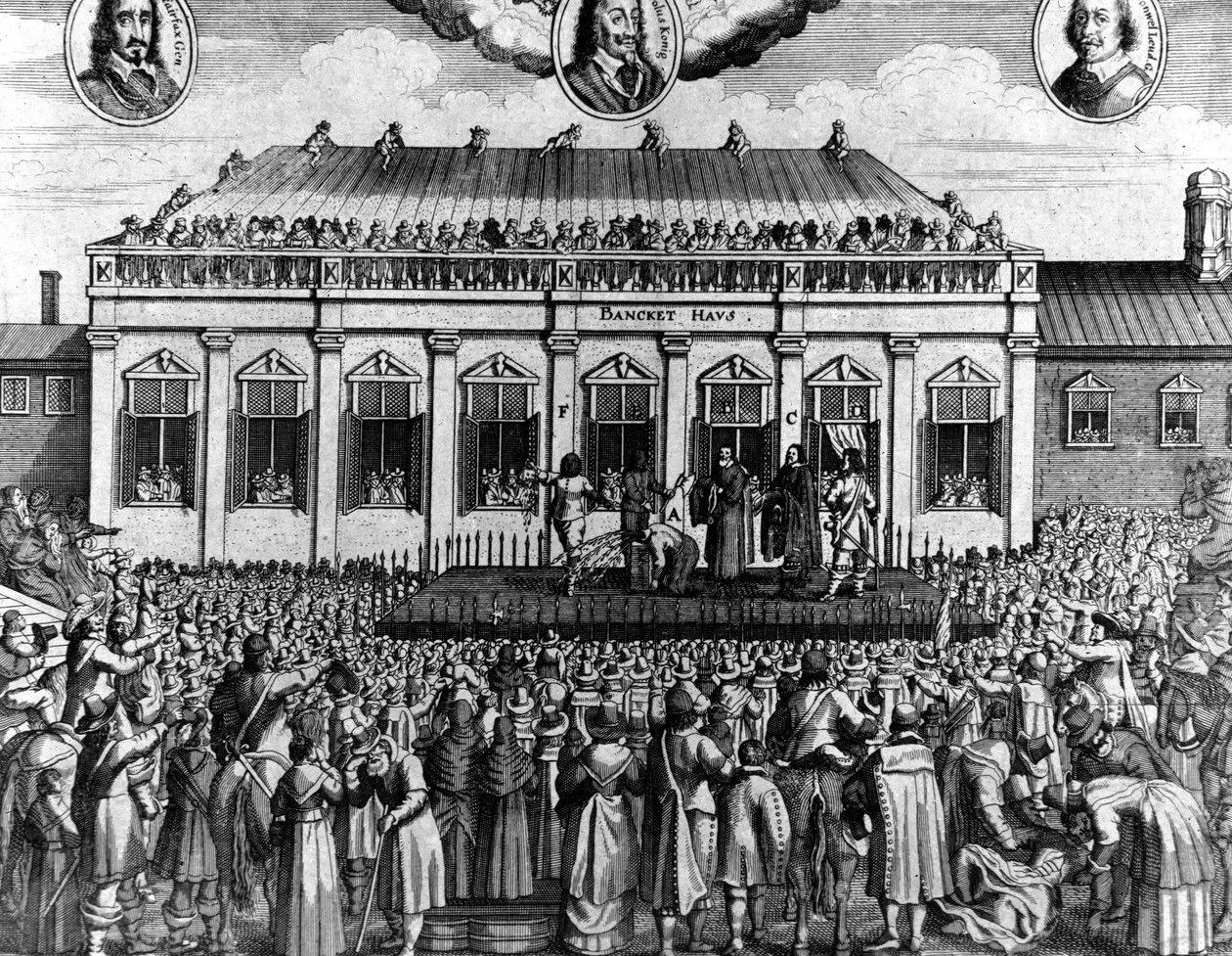 I. Stuart Károly angol király (1600-1649) kivégzése Whitehallban. alkotó: Unknown artist