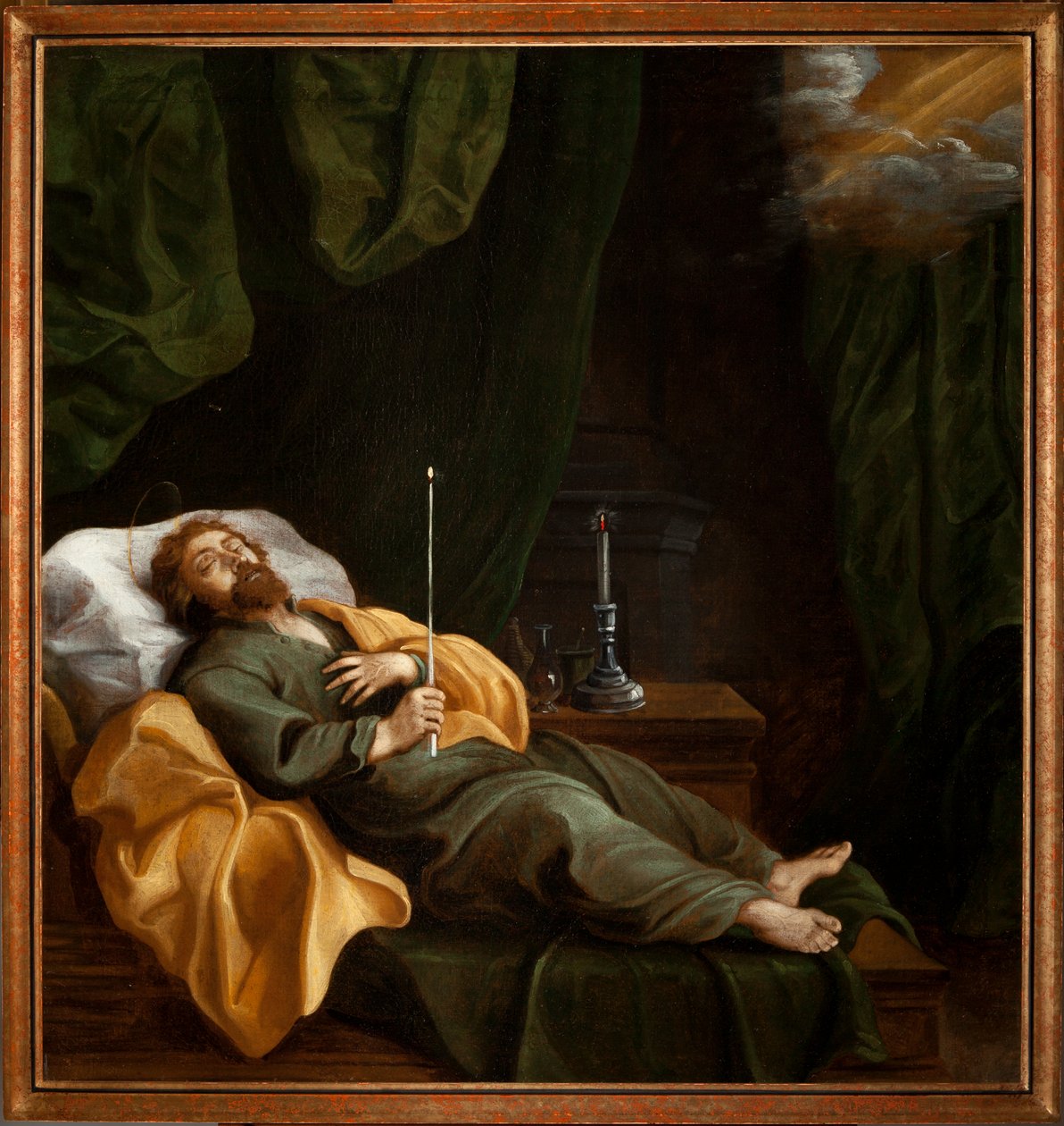 Lejár (La bonne mort). Olajfestmény. 18. század. alkotó: Unknown artist