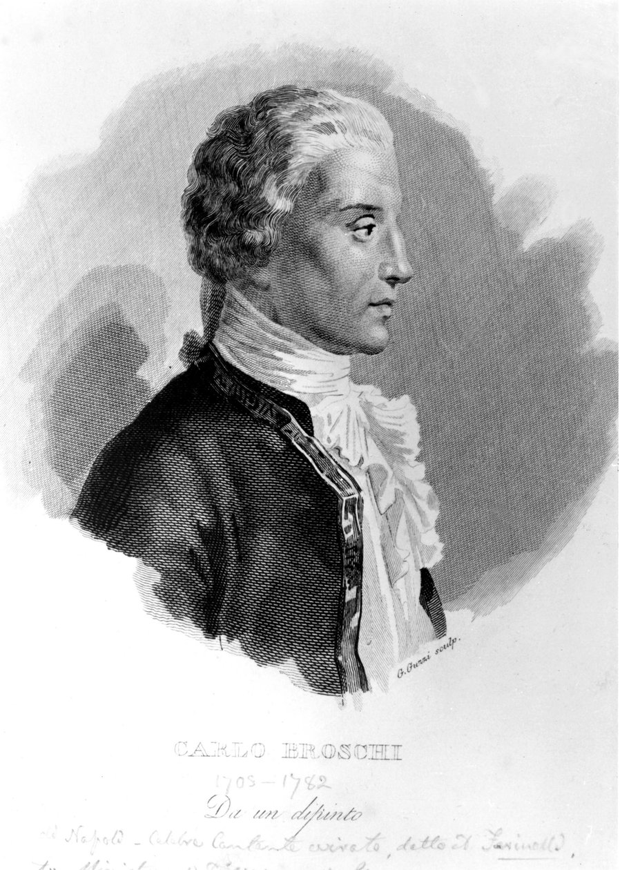 Farinelli (Carlo Broschi, 1705-1782). alkotó: Unknown artist