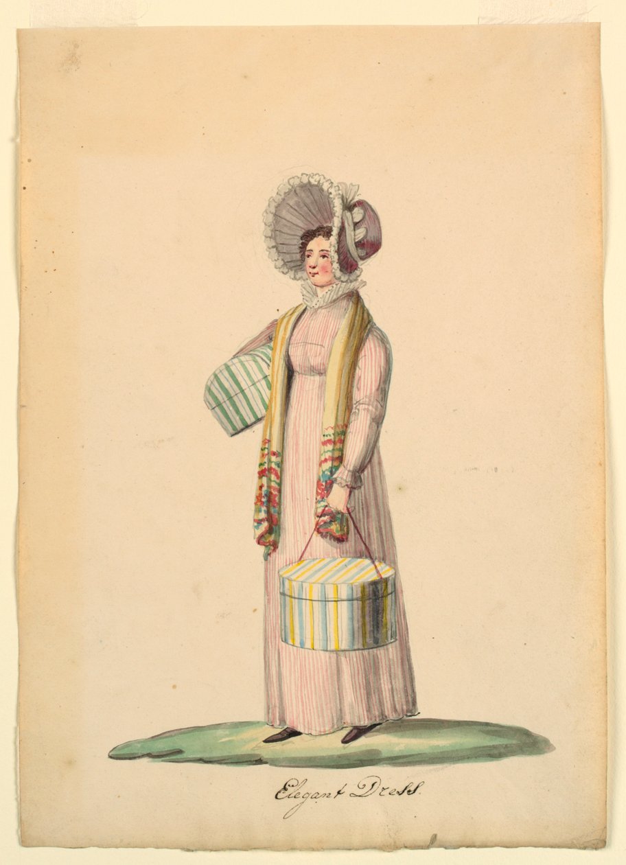 Divat: Elegáns ruha alkotó: Unknown artist