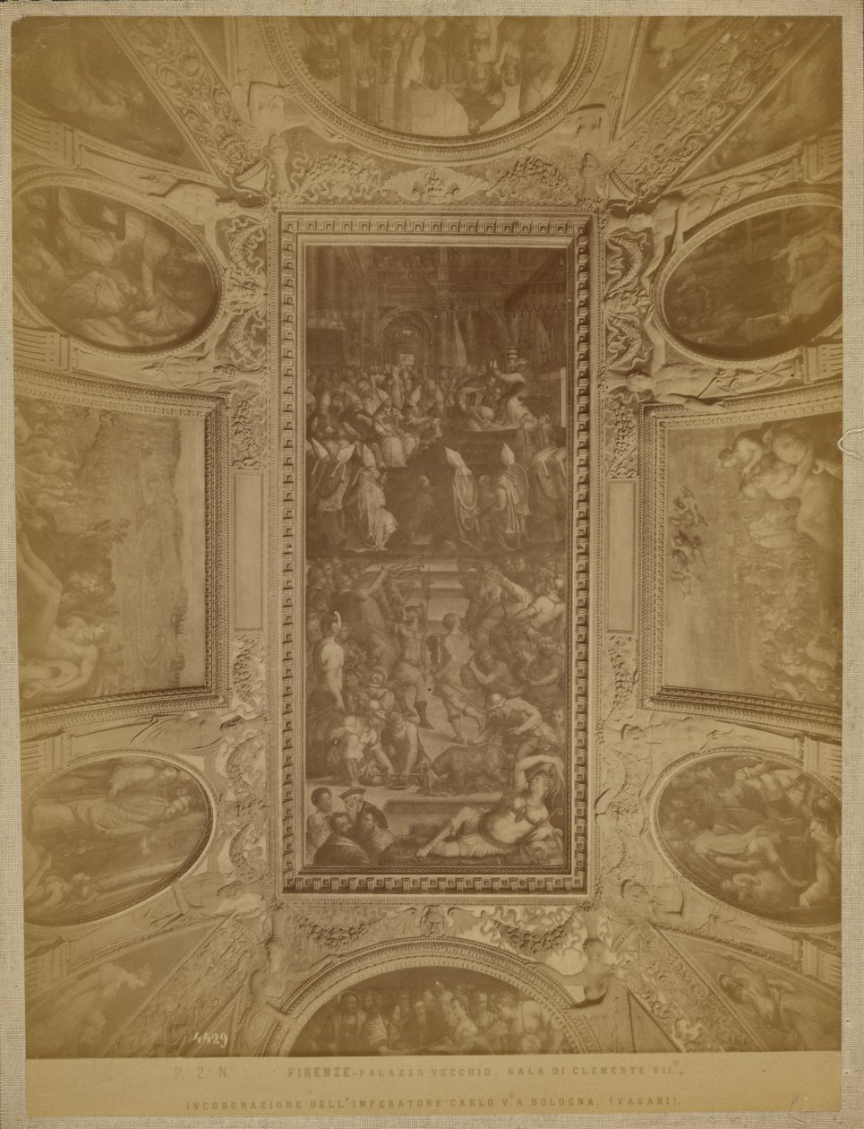 Firenze - Palazzo Vecchio. VII. Kelemen császár csarnoka, V. Károly császár koronázása. alkotó: Unknown artist