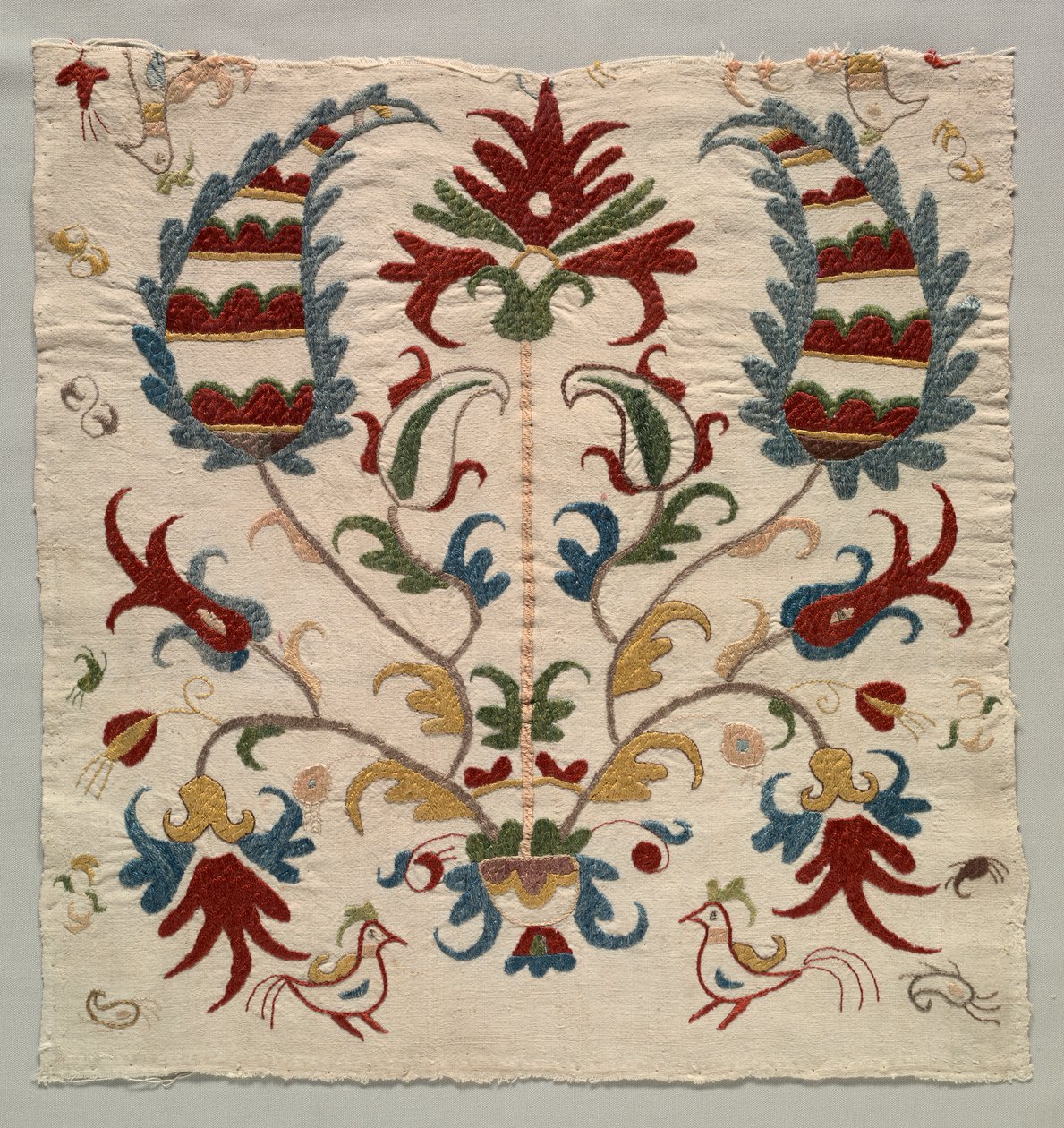 Párnahuzat töredéke vagy ágytakaró panel alkotó: Unknown artist