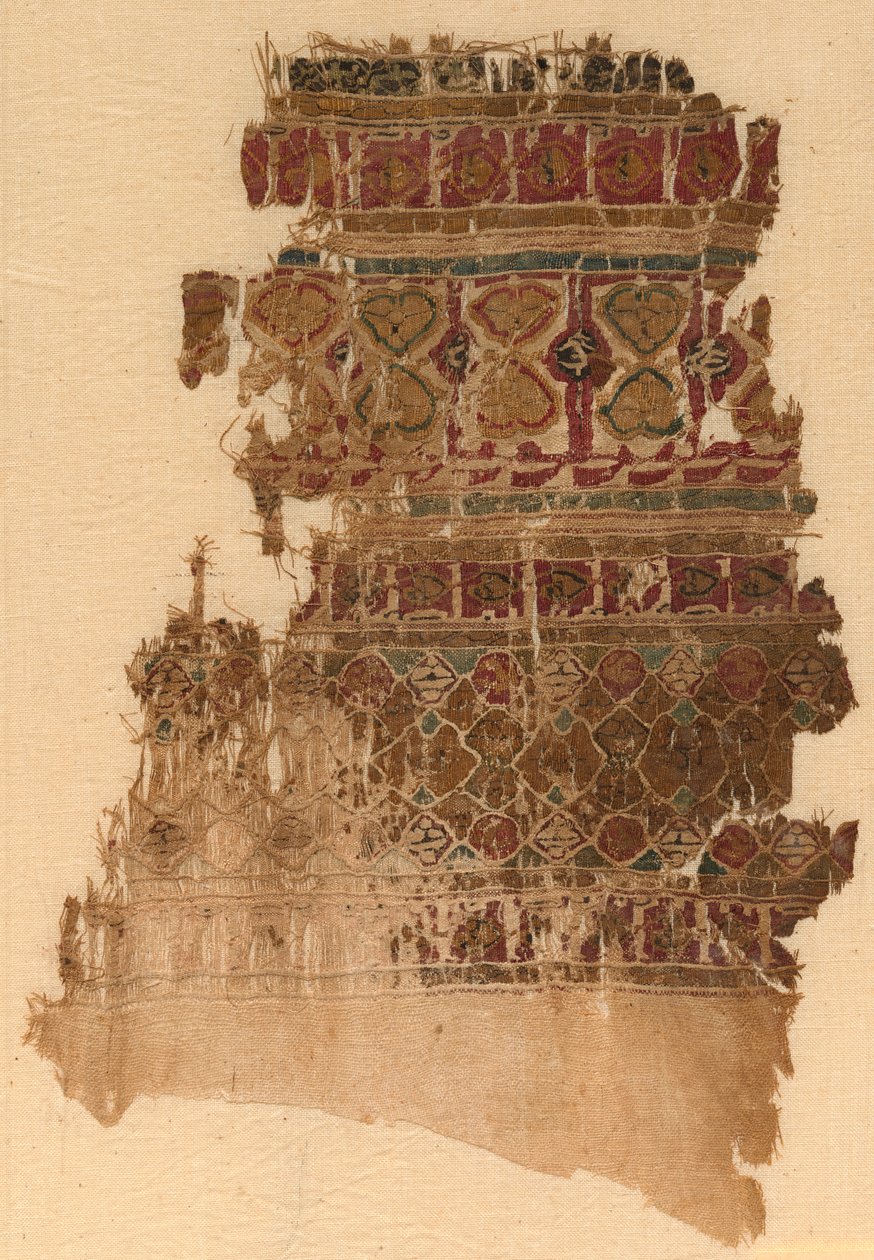Tiraz stílusú textil töredéke alkotó: Unknown artist