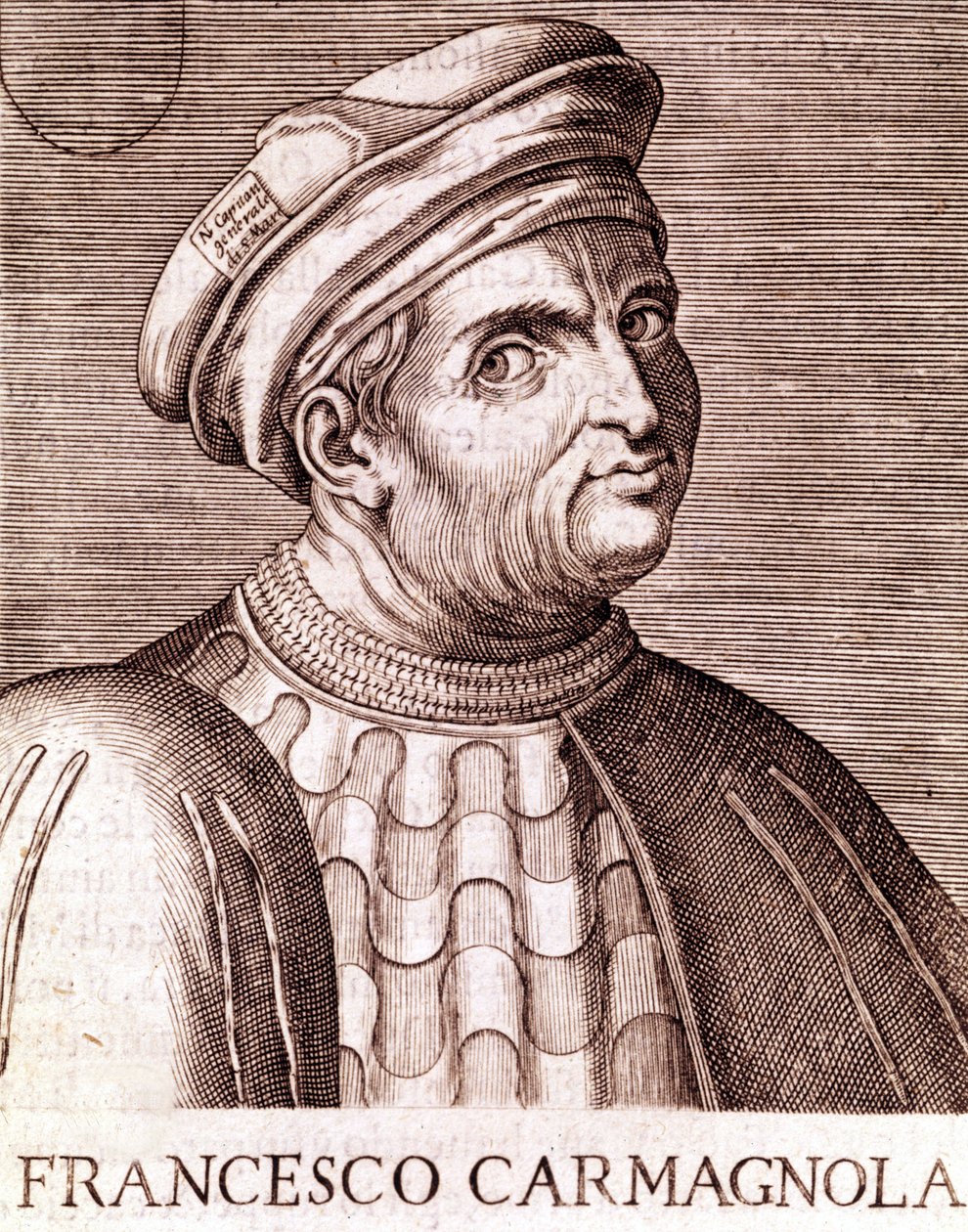 Francesco Bussone Carmagnola Condottiere grófja olasz (Carmagnola 1385 Velencében 1432). alkotó: Unknown artist